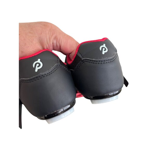 Peloton Cycling Shoes Black Red Trim & Cleats Size 38 Adjustable Straps - Picture 8 of 12